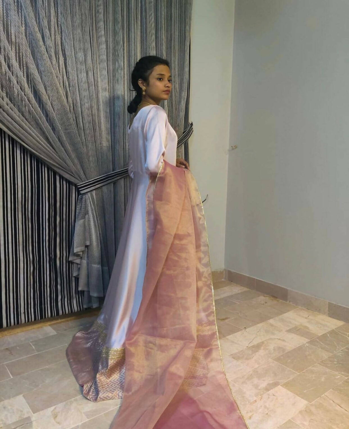 Flowy Lilac Frock | Women Locally Made Formals | Medium | New