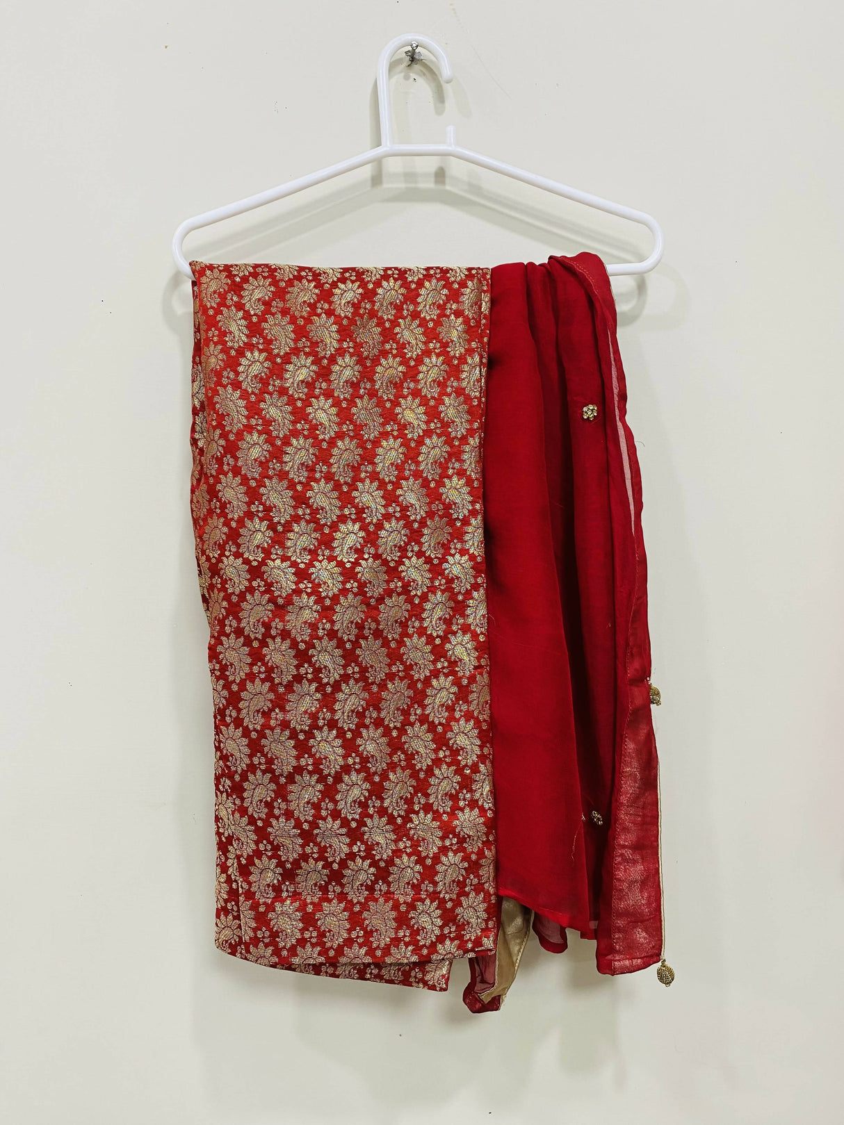 Red Formal 3 Piece Suit | Women Locally Made Formals | Medium | Preloved