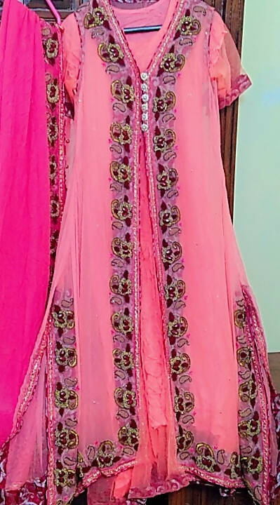 Front open gown Style Frock | Women Locally Made Formals | Medium | Worn Once