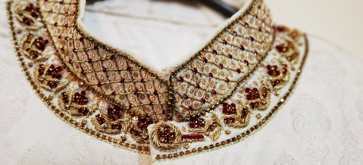 Men's sherwani And khussa | Men Shalwar Kameez | Large | Worn once