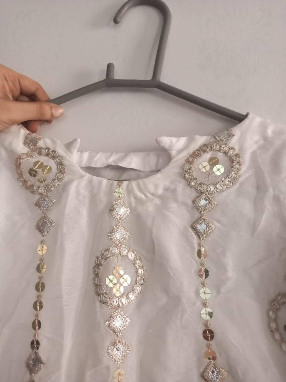 Crinckle chiffon Frock | Women Locally Made Formals | Medium | Worn Once