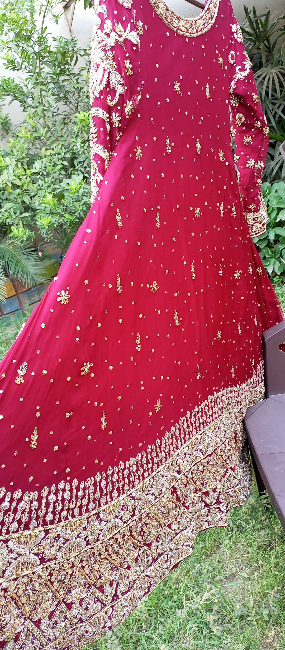 Red Dazzling Lehnga | Women Bridals | Small to Medium | Worn Once