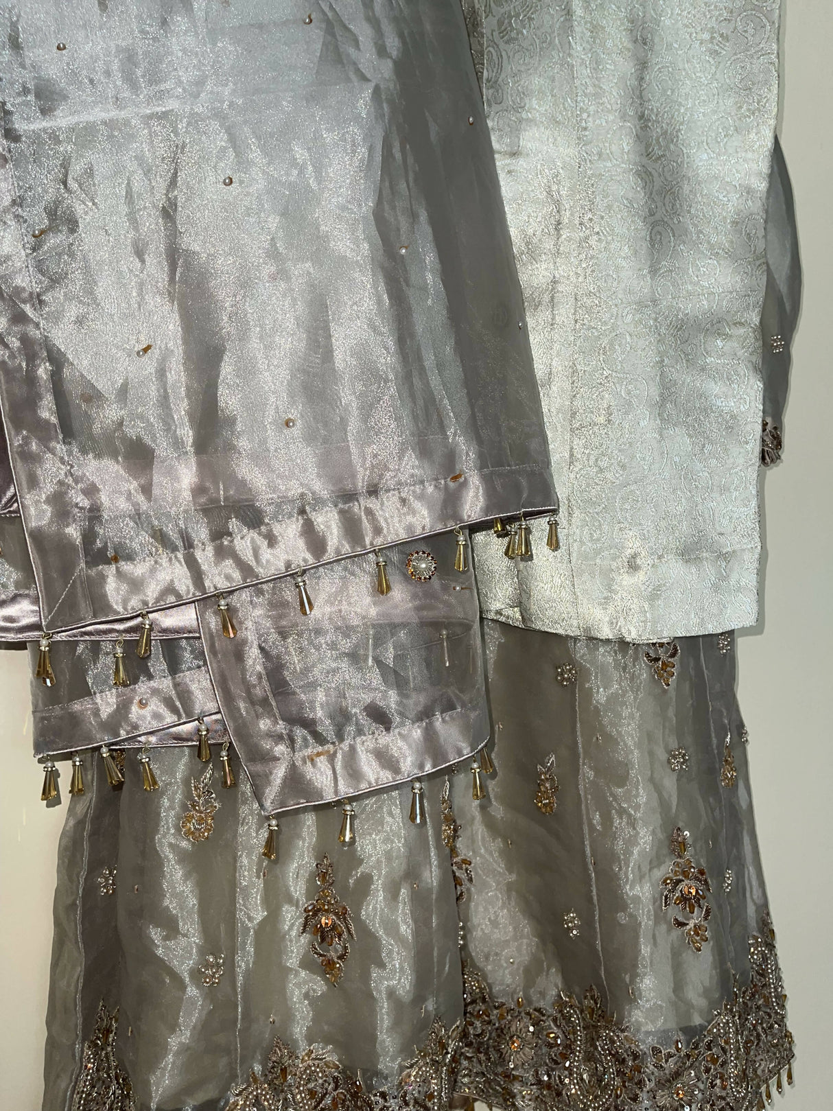 Stunning Hazel Gold Suit | Women Frocks & Maxis | Small | Preloved