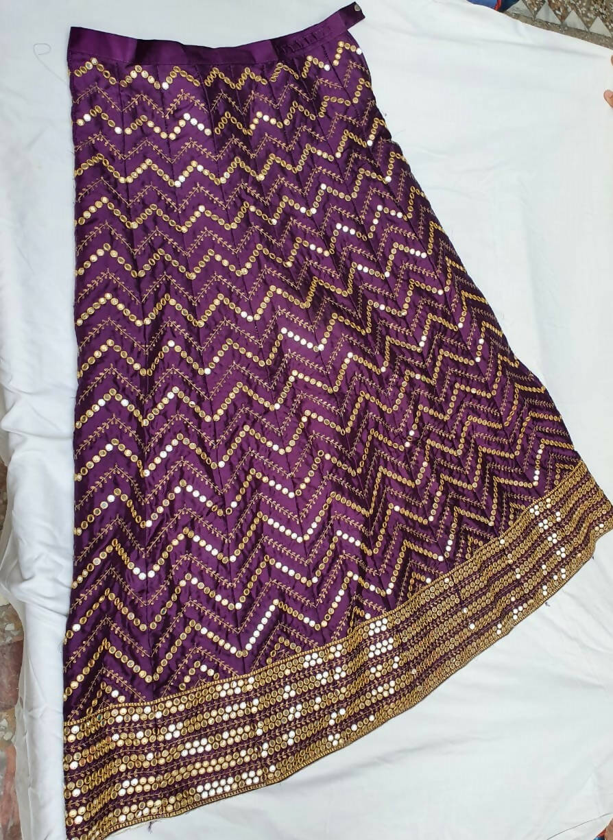Purple & Golden lehnga | Women Locally Made Formals | Medium | Worn Once