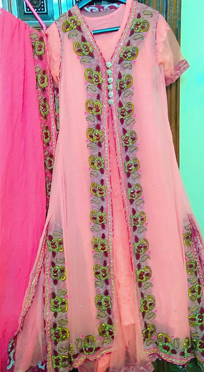 Front open gown Style Frock | Women Locally Made Formals | Medium | Worn Once