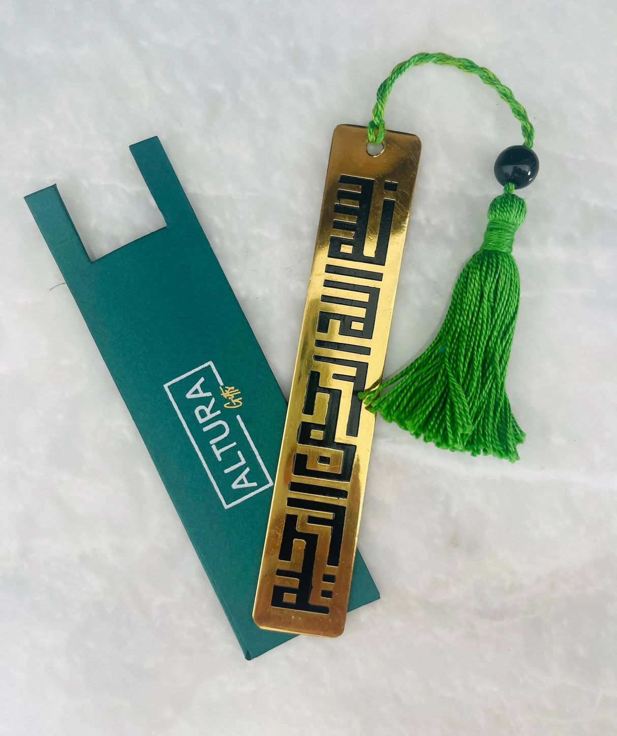 Gold Green Bookmark | Corporate Gifts | Brand New