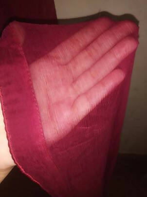 Maroon Cotton Silk Maxi | Women Frocks & Maxis | Medium | Preloved