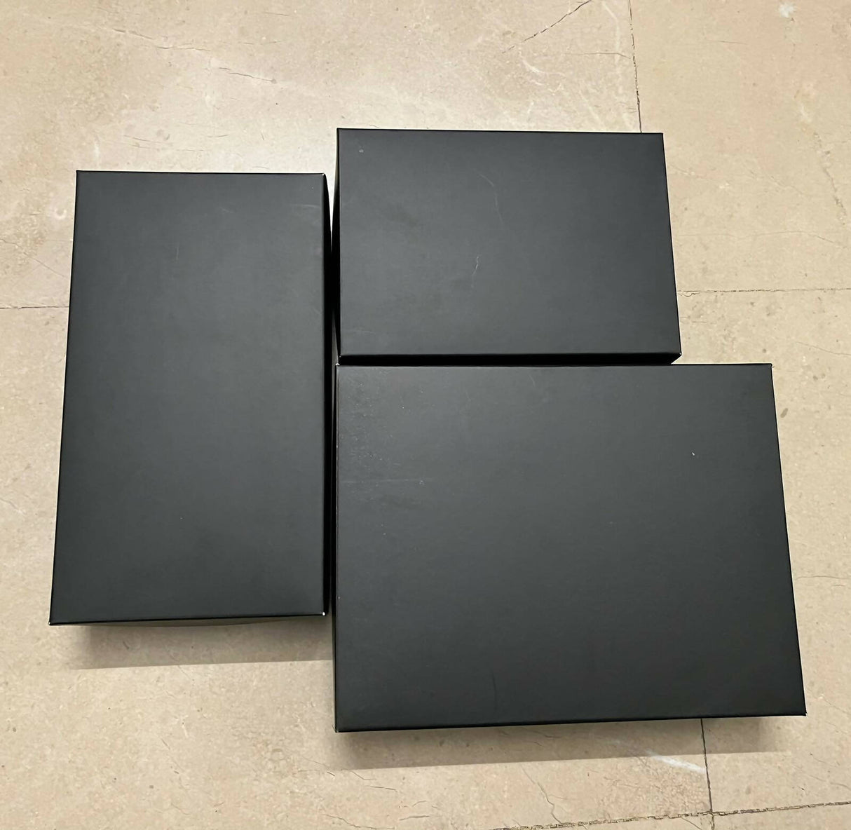 Black Gift Boxes | Corporate Gifts | Set of 3 | New