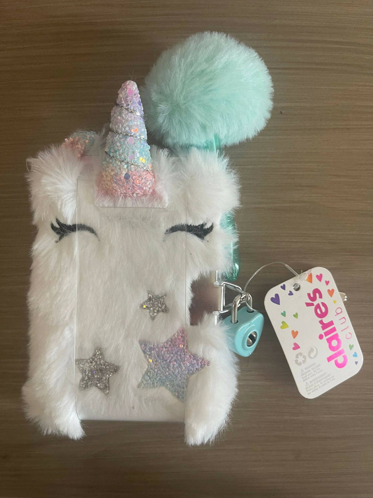 Claire's | Unicorn Notebook | Books | Brand New