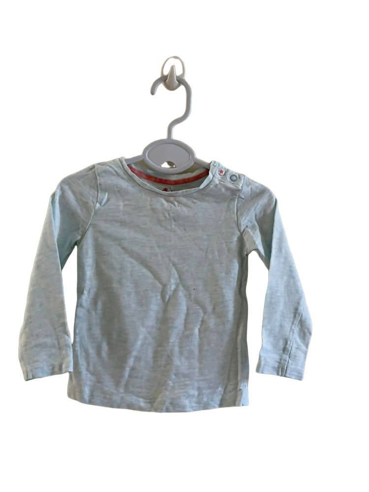 Grey Top | Baby Tops & Shirts | Size: 6 months | Preloved