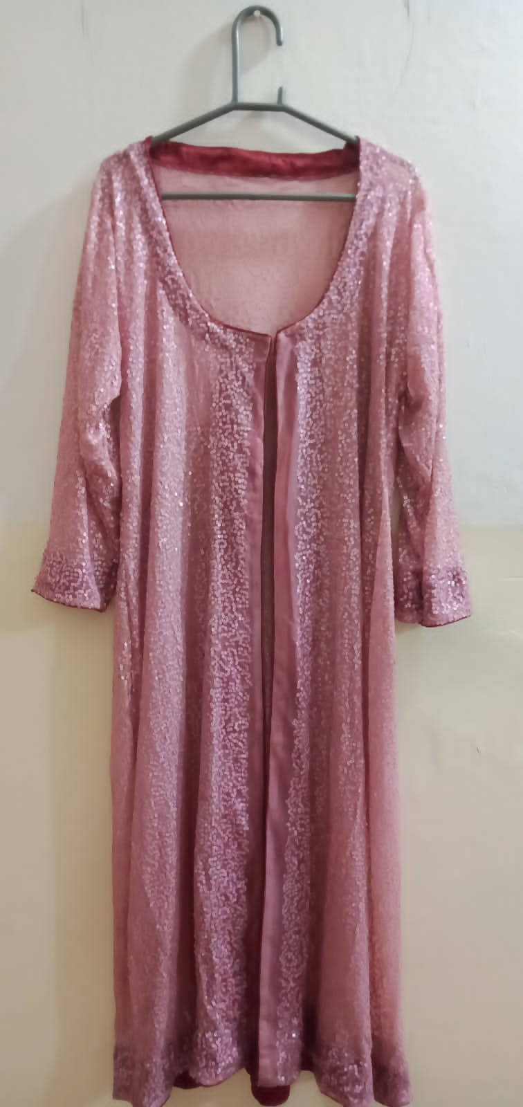 Pink Sequence Suit | Women Locally Made Formals | Small | New