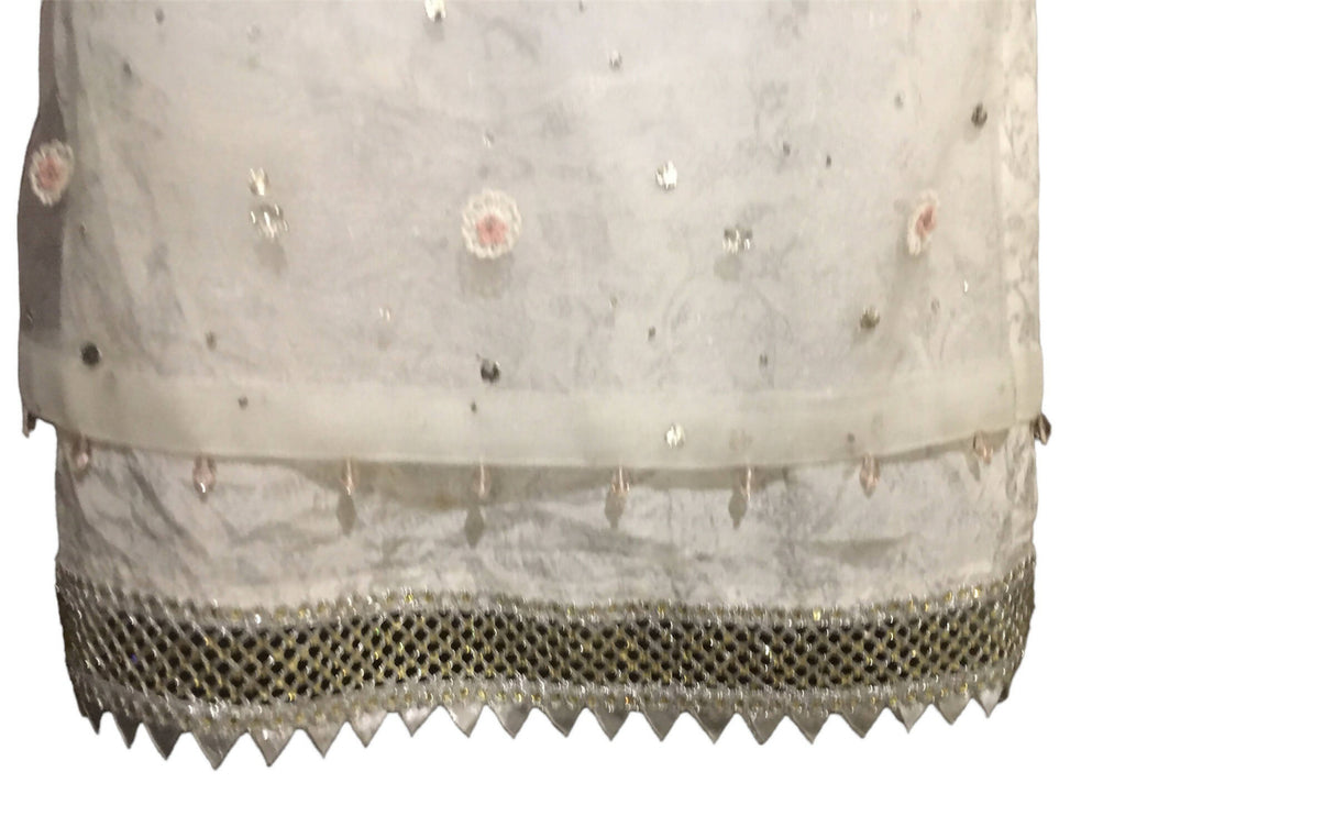 White Formal 3 piece suit | Women Locally Made Formals | Small | Preloved