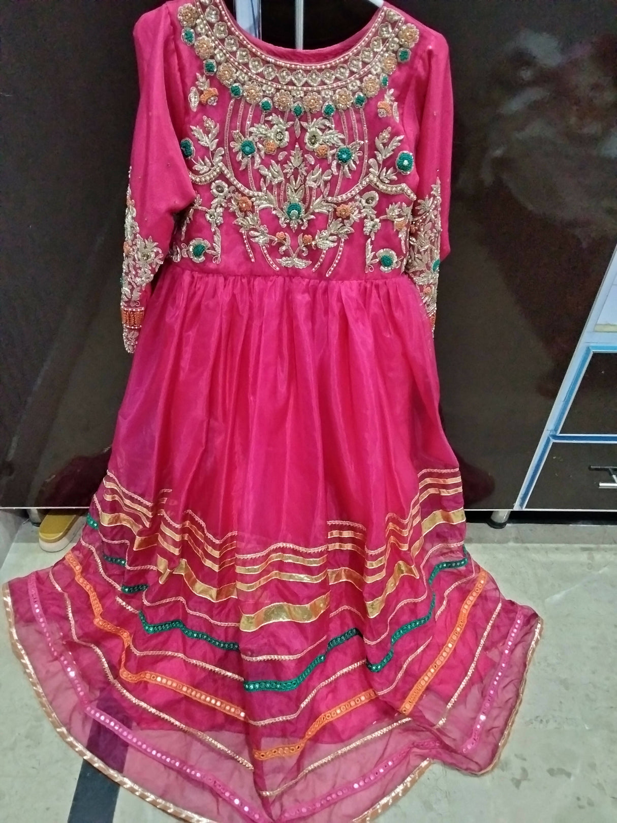 Pink Frock | Women Frocks & Maxis | Small | Worn Once