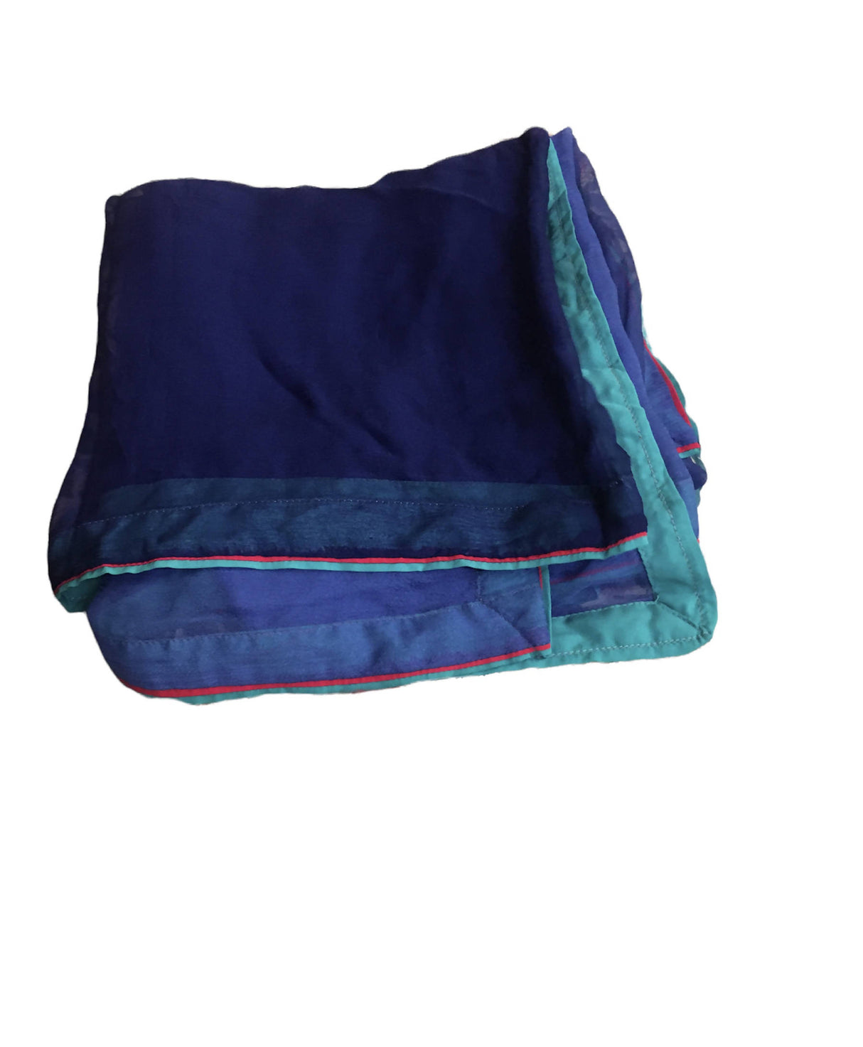 Beautiful Blue Net 2 PC Suit | Women Locally Made Formals | Medium | Preloved