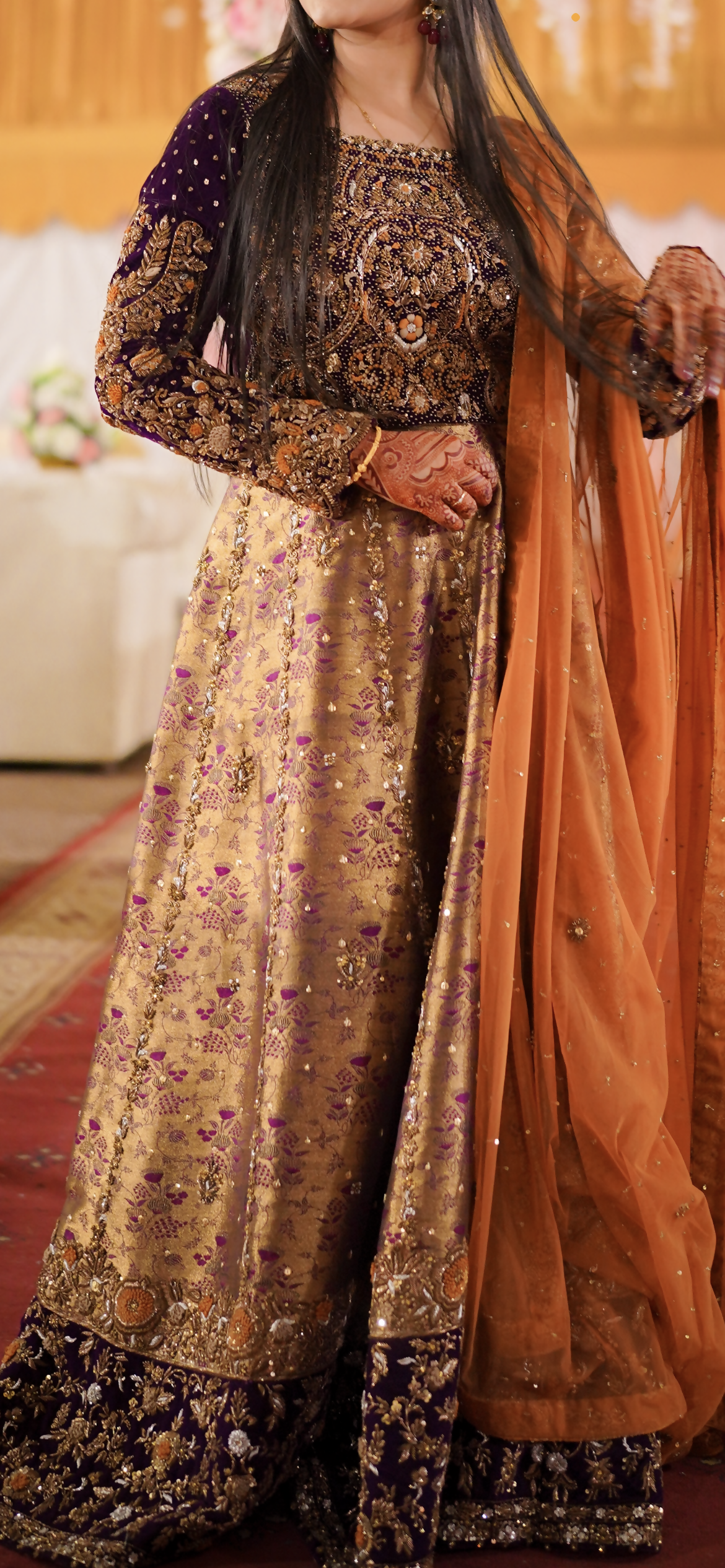 Meena kari Bridal Suit | Festive Fancy Suit | Women Bridals | Small | Worn Once