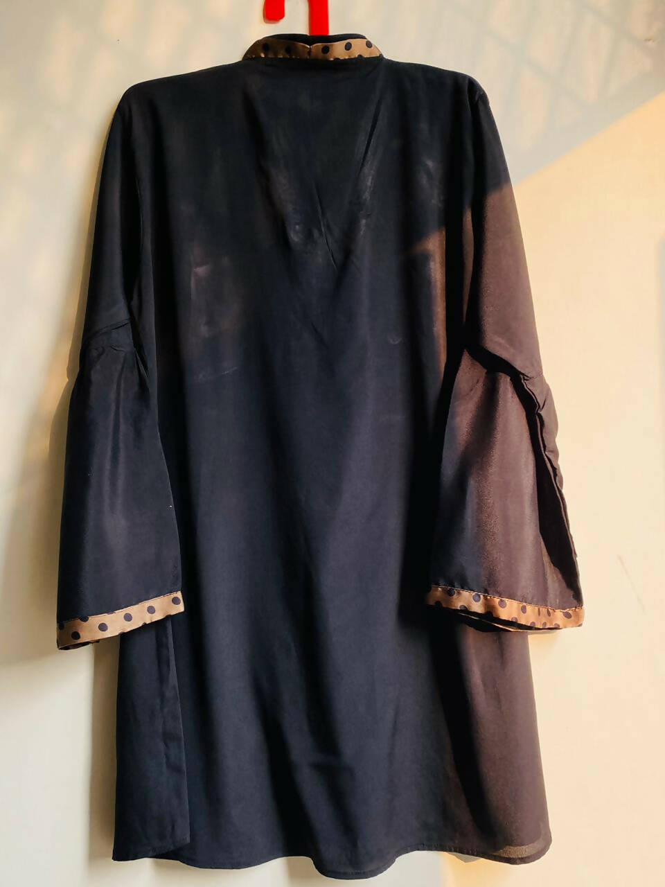 Black Kurta | Women Locally Made Kurta | Medium | Worn Once
