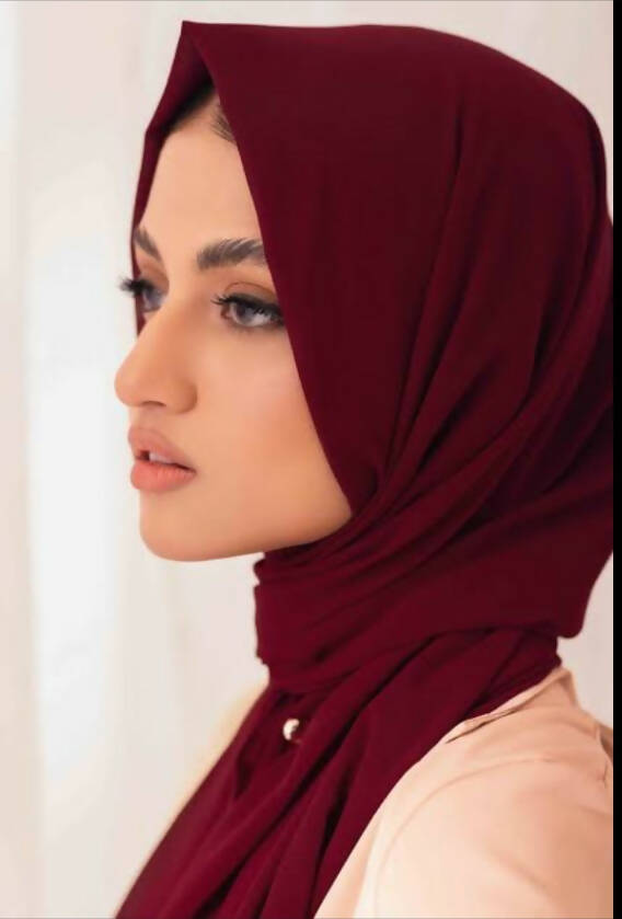 Luxury Chiffon Georgette Hijabs & Scarves | Women Accessories | Size: 72 x 34 | New