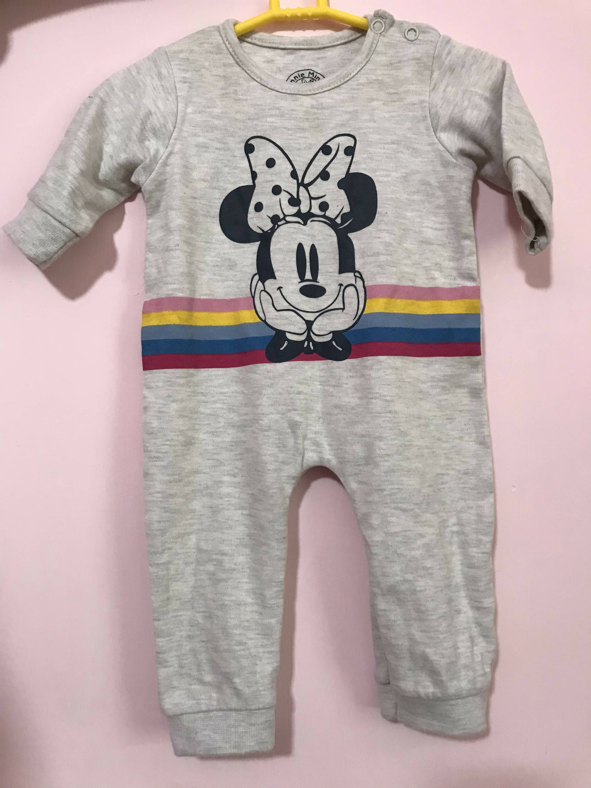 Minnie minors | Grey romper | Baby Bodysuits & Onesies | Size: 0-3 months | Brand New
