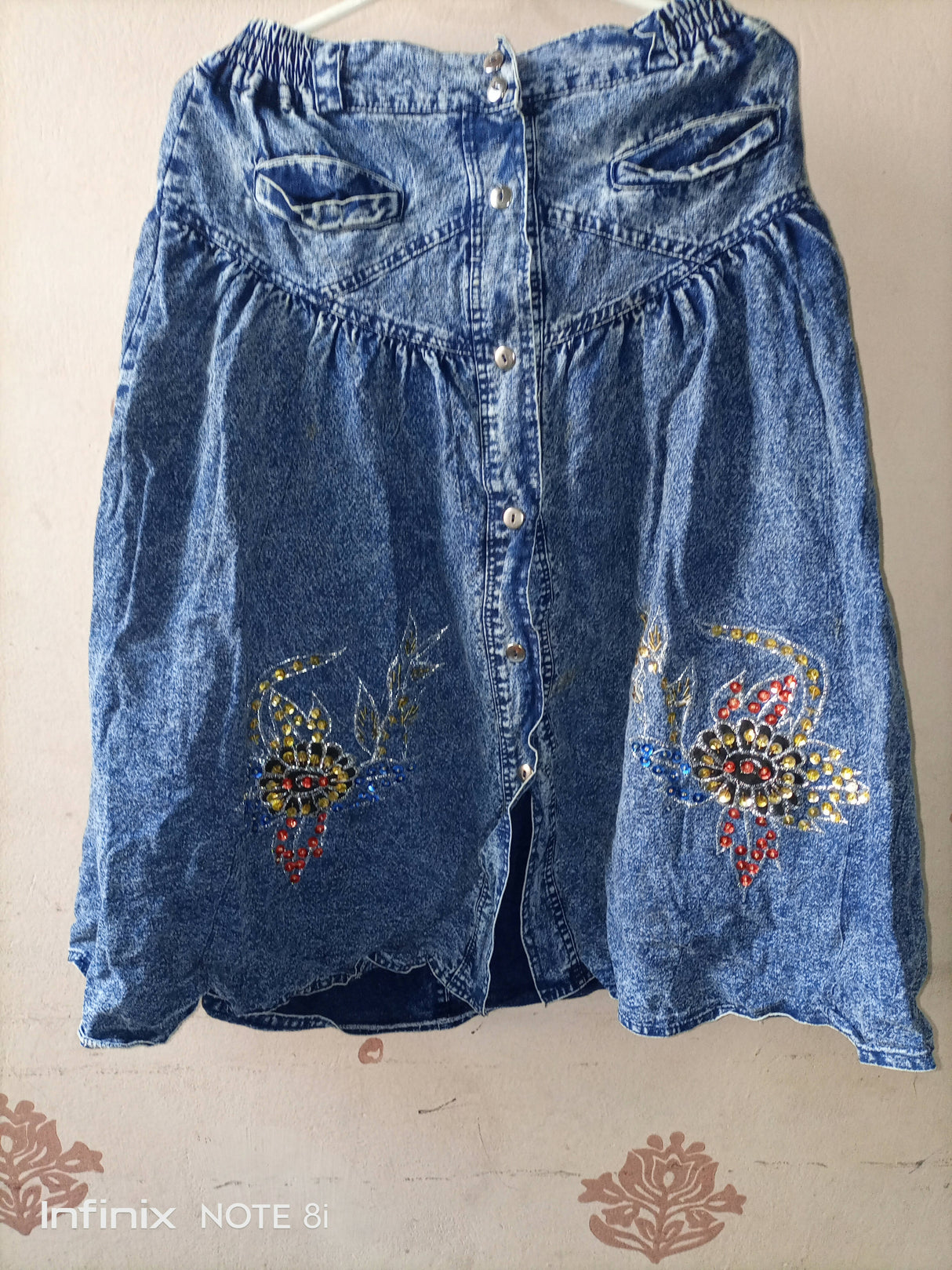 Jeans skirt for girls | Girls Skirts & Dresses | Size: 7 to 10 years | Worn Once