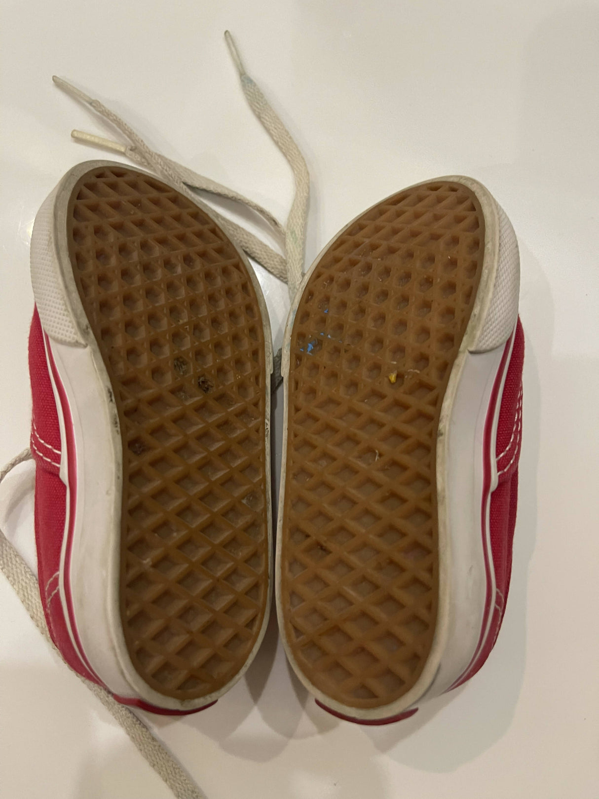 Vans | Kids | Baby Shoes | Girls Shoes | Red Laced joggers | Size: 6-12 months | Preloved