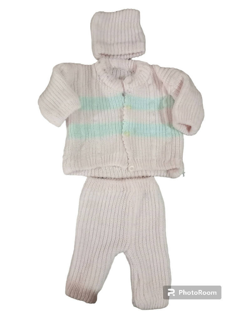 3 Pc Wool Dress | Baby Bodysuits & Onesies | Size: 0 to 3 months | Worn Once