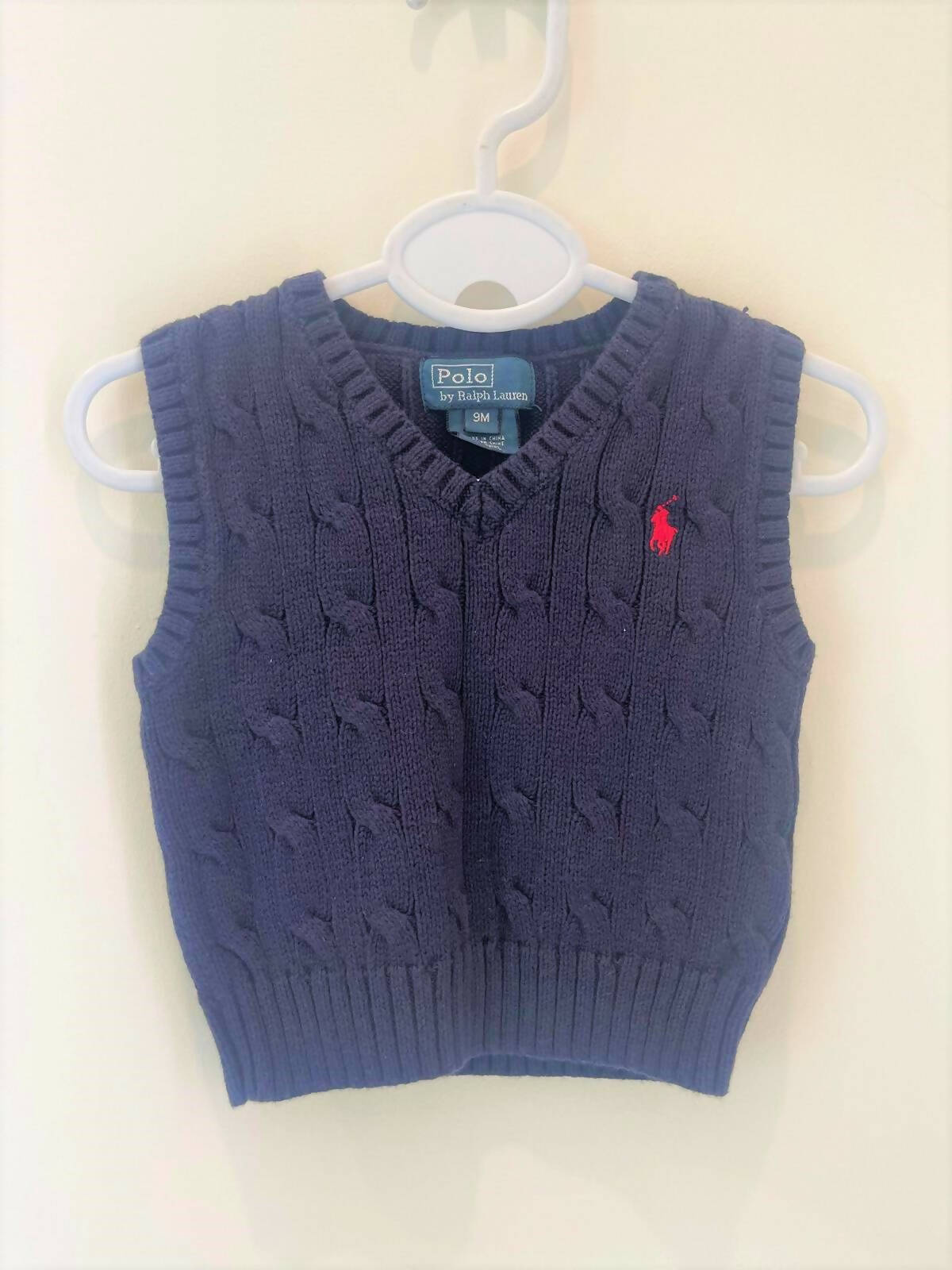 Polo Ralph Lauren | Blue Sweater (9 months) | Baby Sweaters & Jackets | Preloved