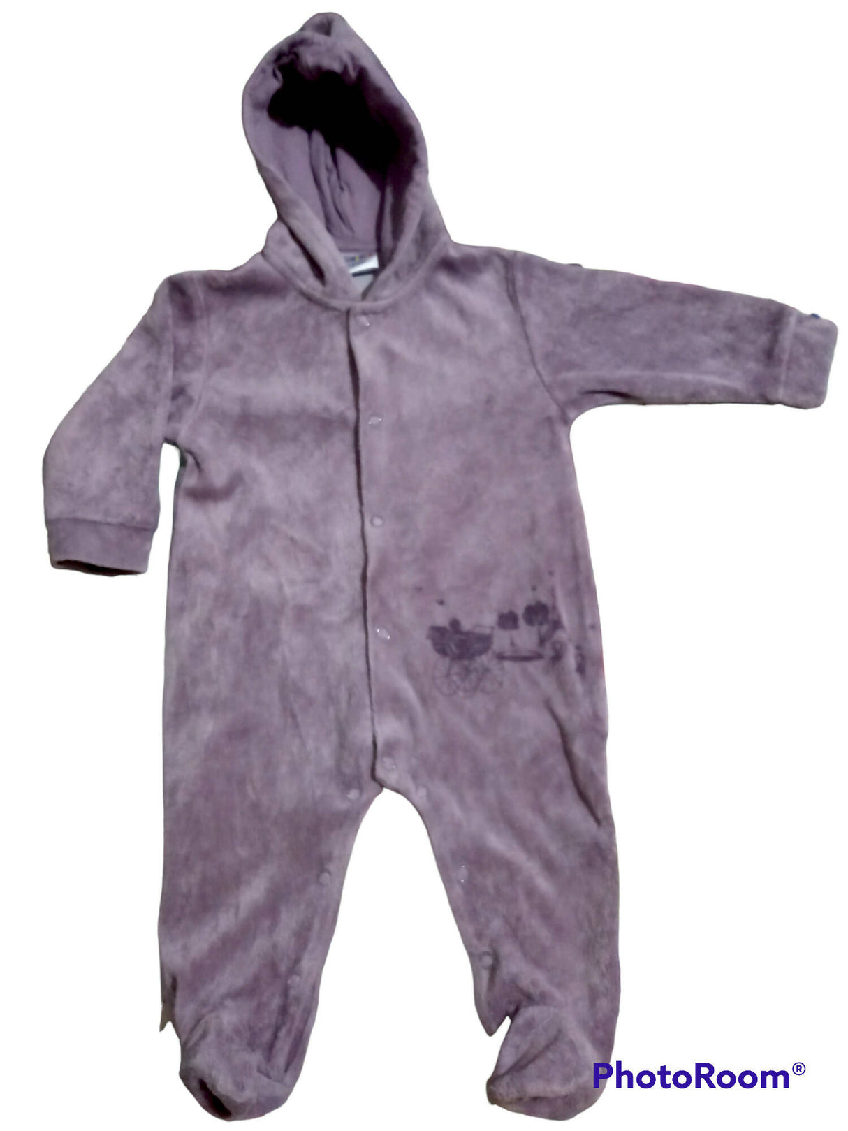 Juniors | Full Bodysuit With Hood | Baby Bodysuits & Onesies | Size : 3-6 Months | Preloved