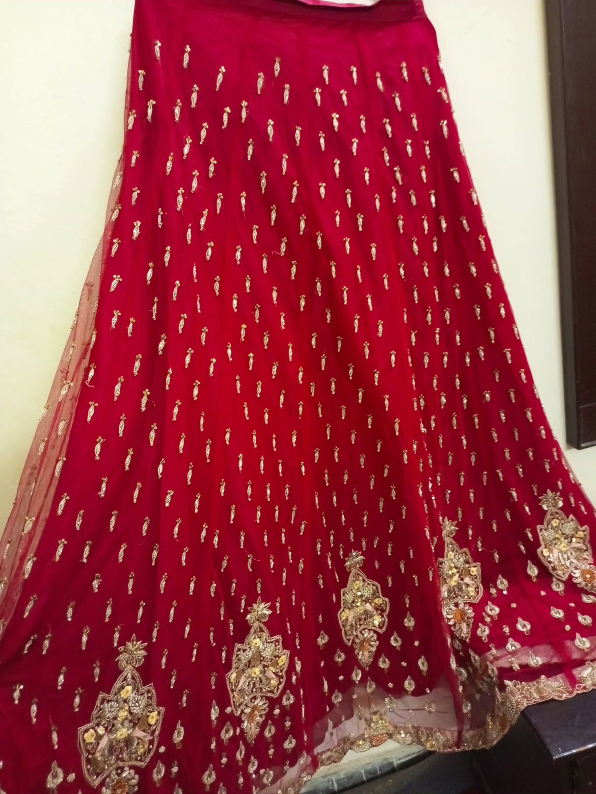 Red Captivating Suit | Women Bridals | Medium | Worn Once