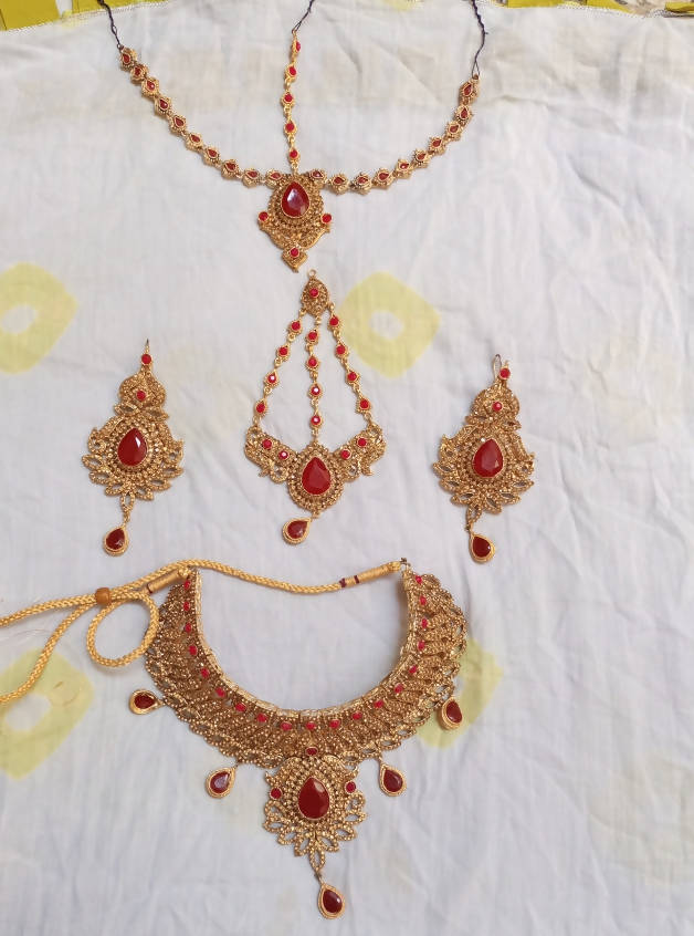 Bridal jewellery set | Wedding Jewelry | 5 Pcs | Preloved