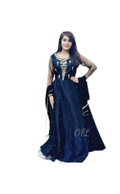 Black Long Maxi (Size: M )| Women Frocks & Maxis | New