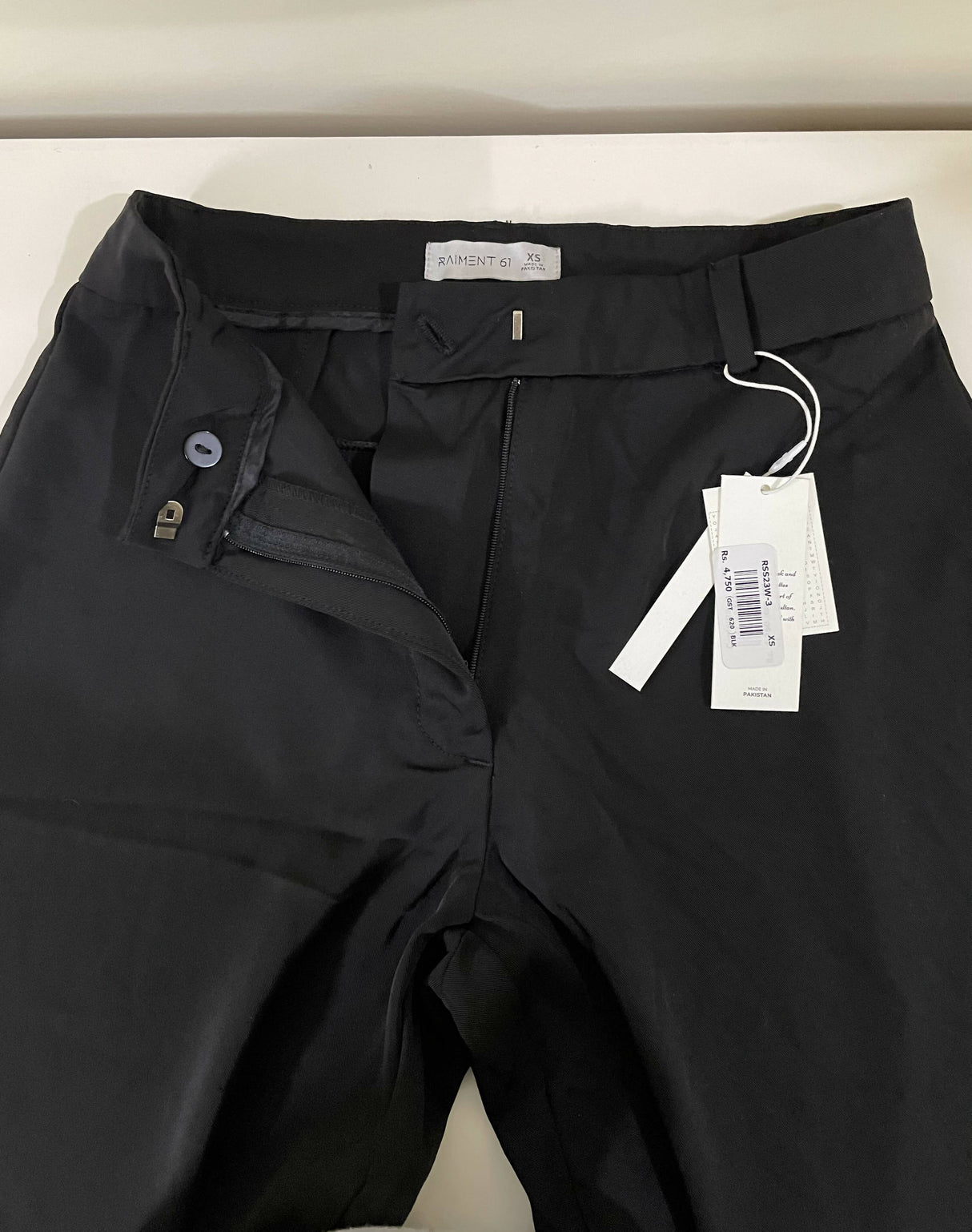 Raiment61 | Black Flared Side Slit Pants |Women Bottom & Pants | Medium | Brand New