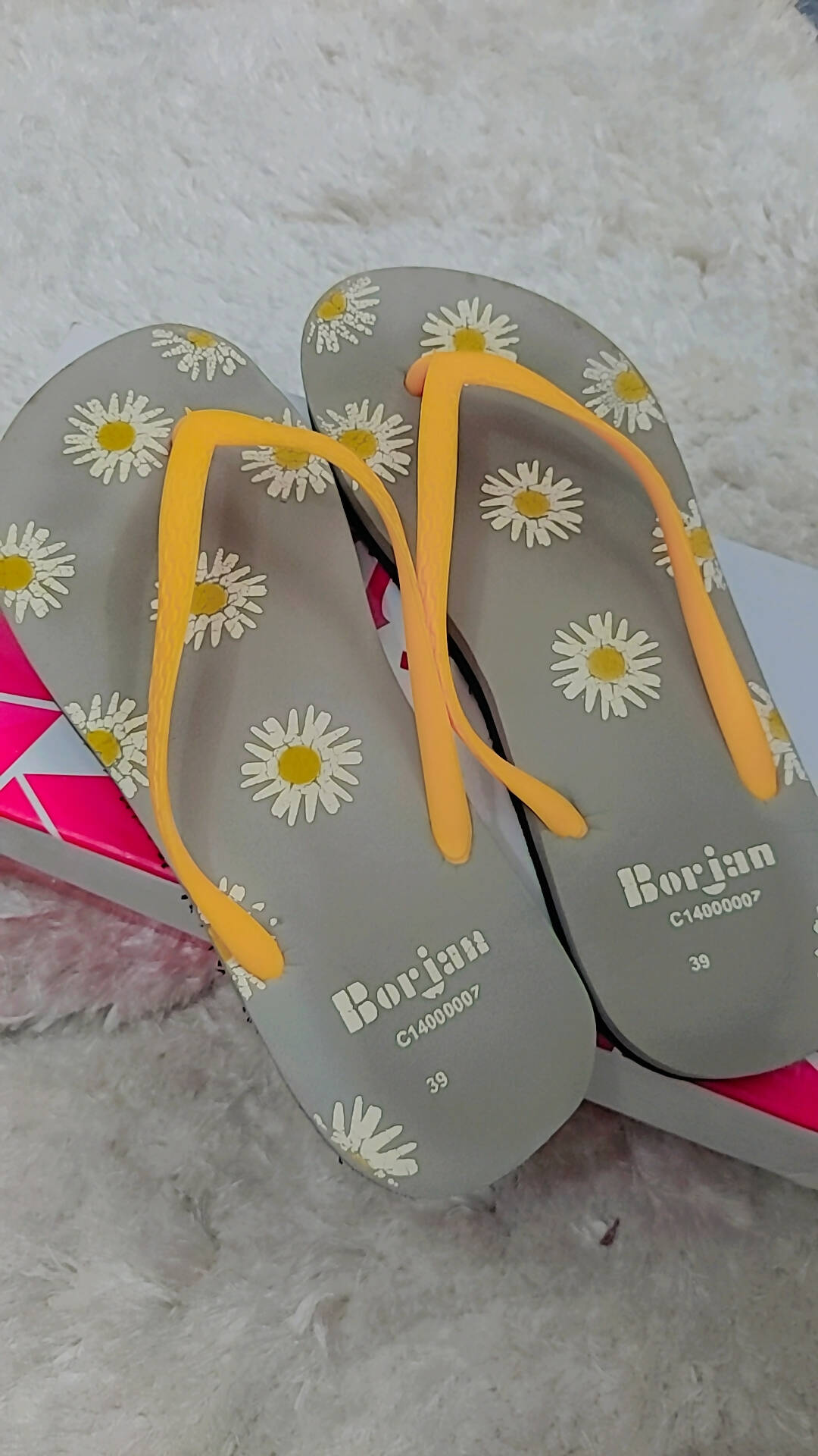 Borjan | Flat Slippers | Women Shoes | Size 39 | Worn Once