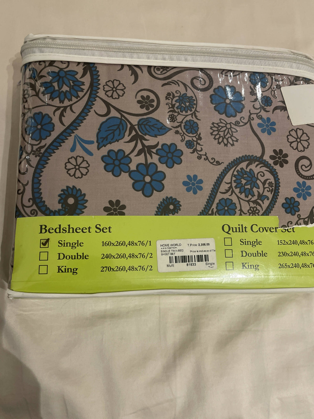 Ideas | 2 Single Bedsheets | For Your Home | Home & Decore | Bedding | Brand New