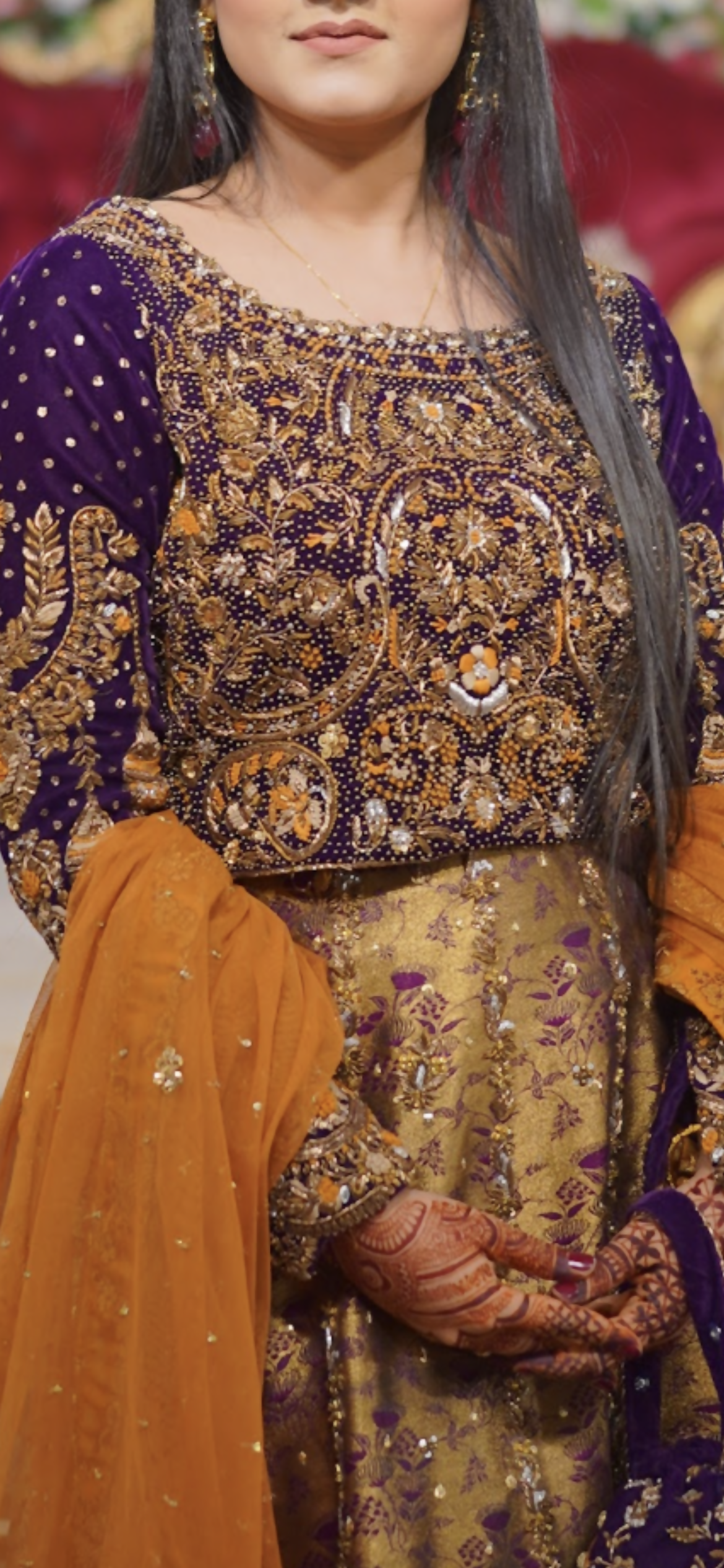 Meena kari Bridal Suit | Festive Fancy Suit | Women Bridals | Small | Worn Once