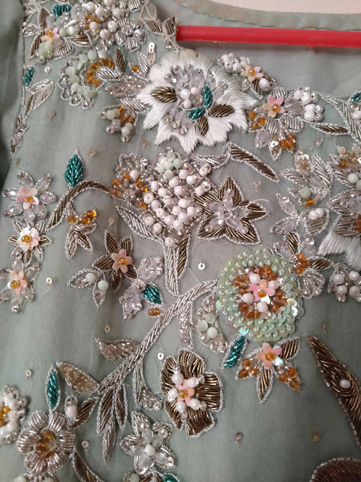 Mint Green 3 Pc Formal Dress | Women Formals | Small | Worn Once