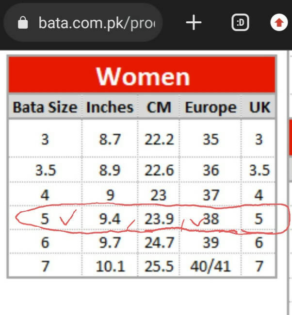 Bata | Women Shoes | Heels | Size : 38.5 | New