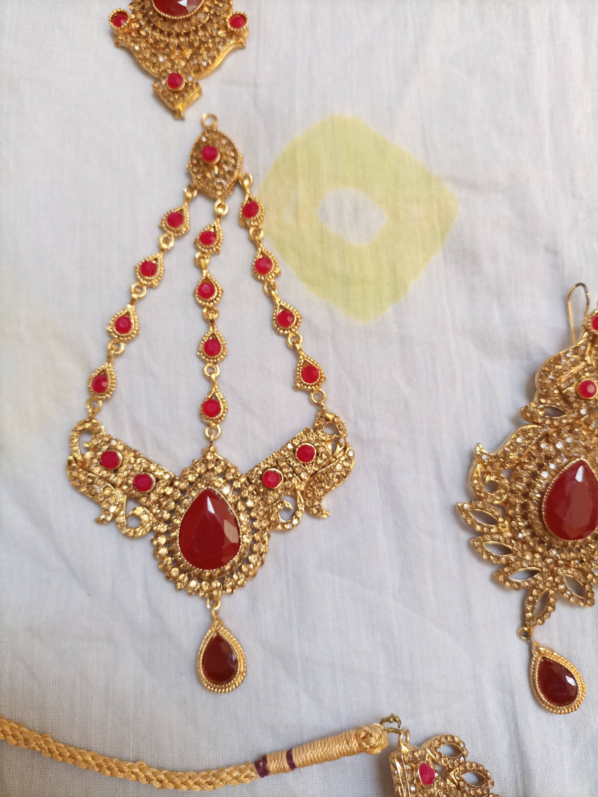 Bridal jewellery set | Wedding Jewelry | 5 Pcs | Preloved