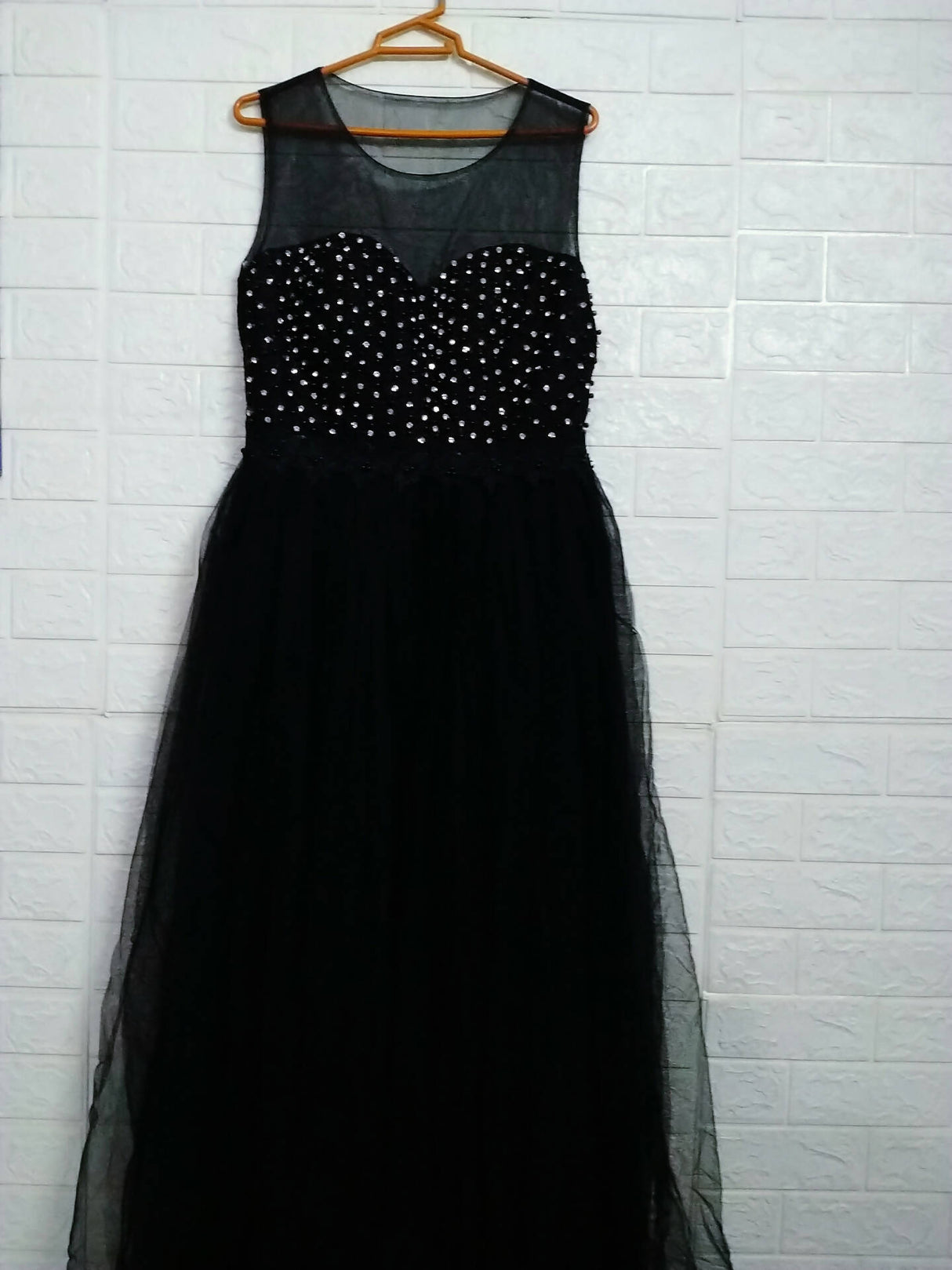 Black maxi | Women Frocks & Maxis | Small | Worn Once