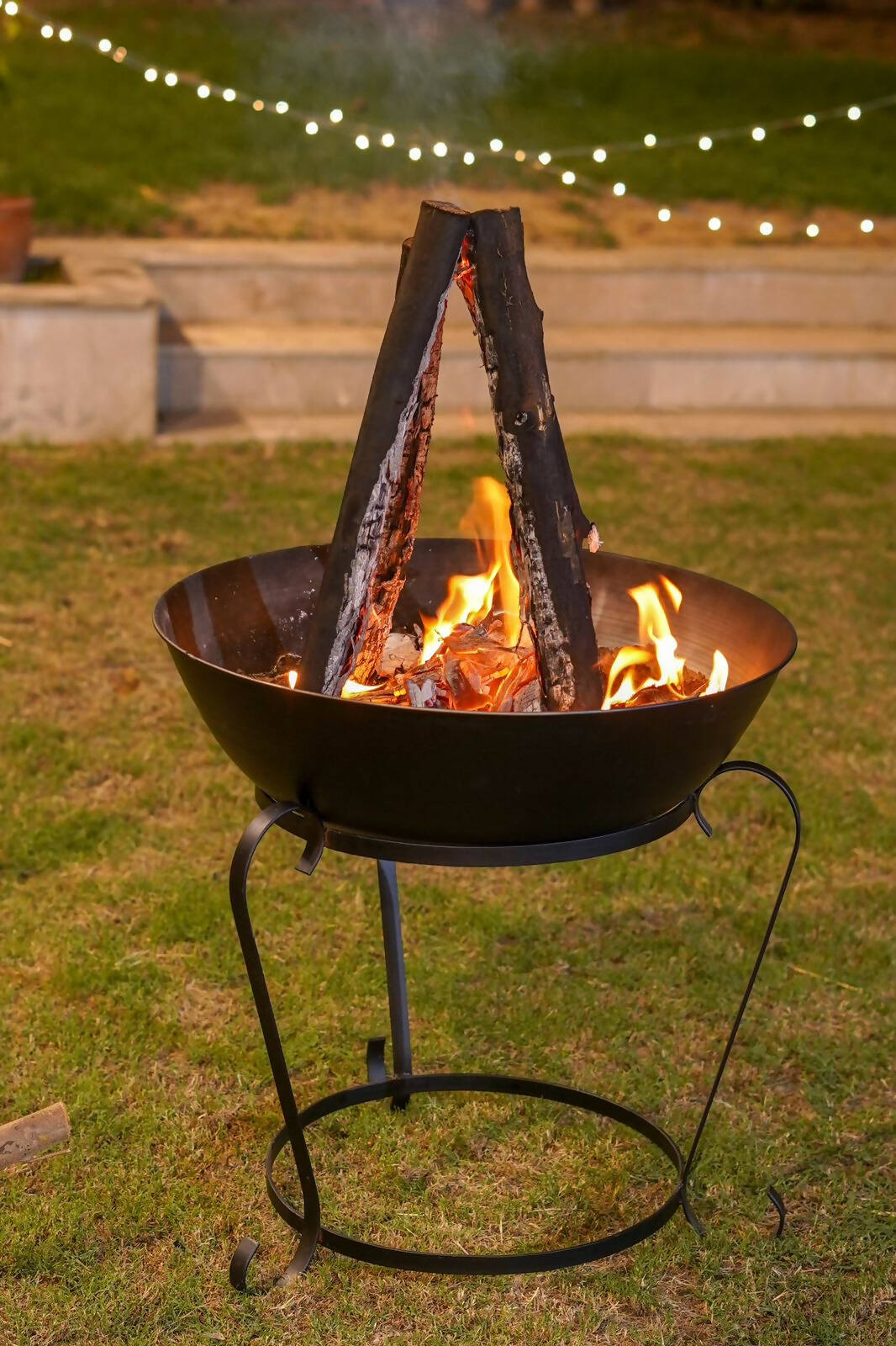 Portable Firepit With Black Stand | For Your Home | Kitchen | Brand New
