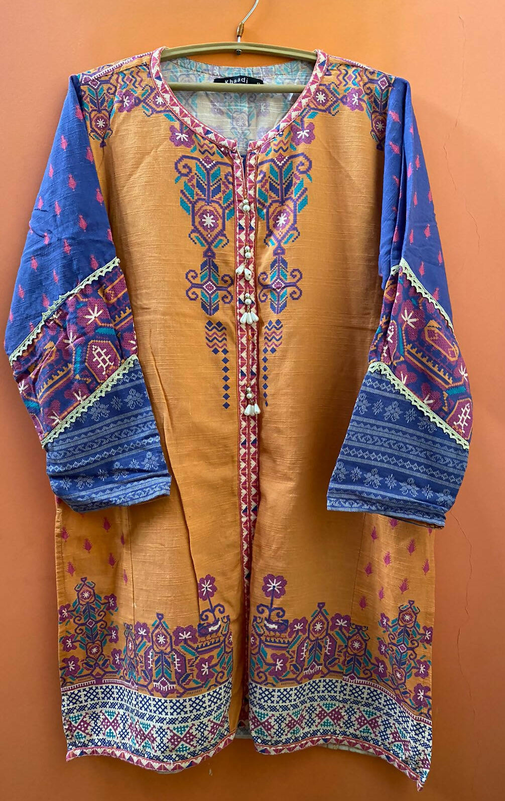 Khaadi | 2 pc Khadar Kurta | Women Branded Kurta | Medium | Worn Once