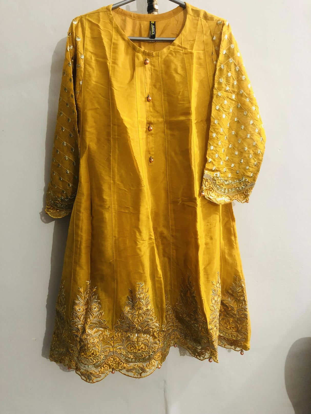 حیات کی | سرسوں کا پیلا فراک | خواتین فروکس اور میکسس | چھوٹا | پریلوڈ