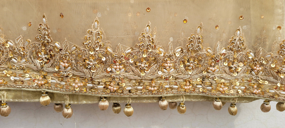 Heavy Maxi with Masoori Lehnga | Women Locally Made Formals | Small | Worn Once