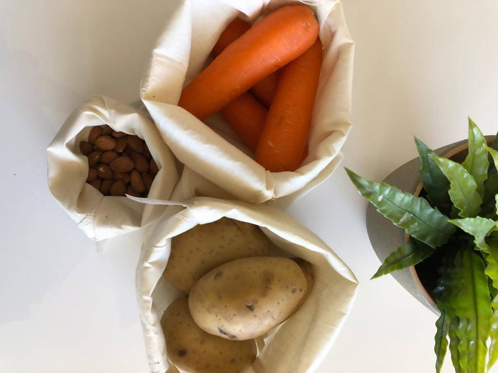 Green Bag Project |Multipurpose Bags| Set Of 4|For Your Home | Kitchen | Brand New With Tags