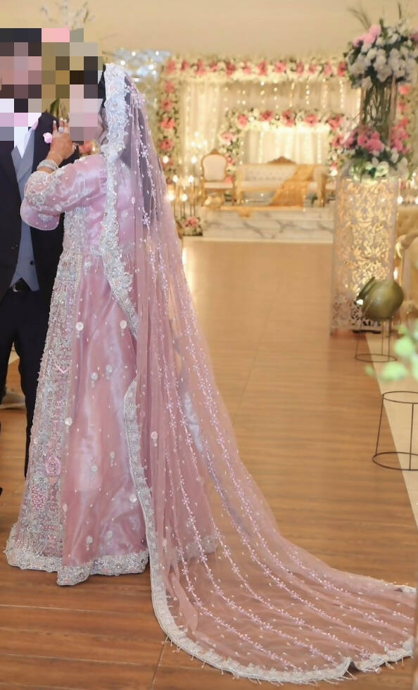 Festive Walima Suit with long Tail Dupatta | Women Bridals | Medium | Worn Once