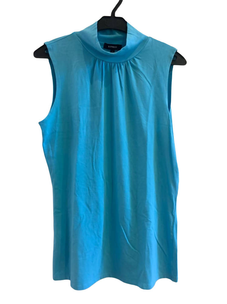 Express | Blue Sleeveless Top | Women Tops & Shirts | New