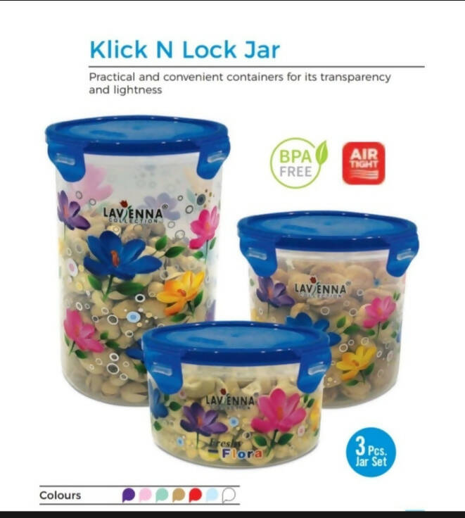 Air Tight Jars Three Piece | For Your Home | Kitchen | New