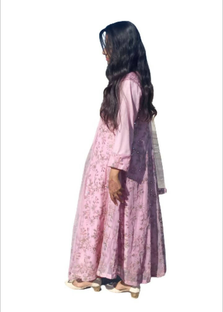 Pink Maxi (Size: M )| Women Frocks & Maxis | New