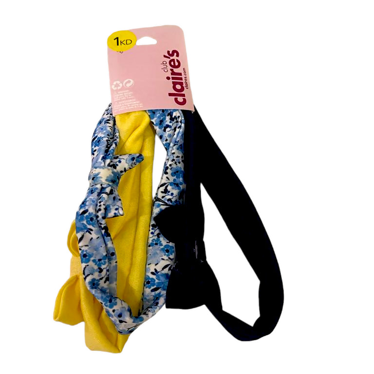 کلیئر کی | 3 ہیڈ بینڈ | لڑکی کے ہیڈ بینڈ اور بالوں کے لوازمات | بالکل نیا