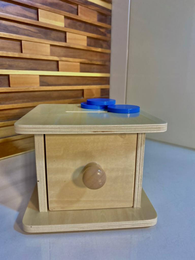 Coin Drop Box | Montessori Toy | Kids Toys & Baby Gear | Brand New