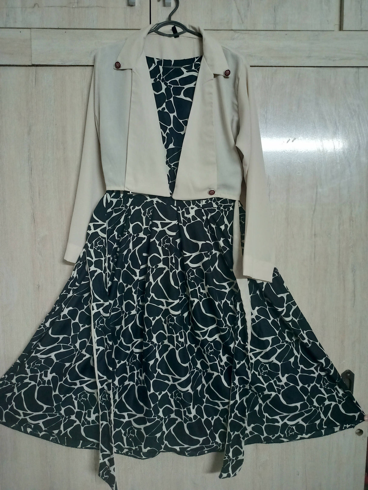 Stylish Black Maxi with Coat | Women Frocks & Maxis | Small | Worn Once